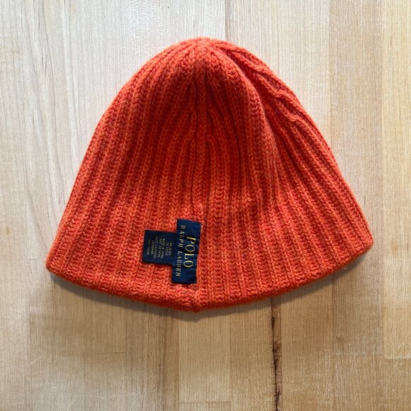 RL Polo Cashmere Beanie - Picture 3 of 3